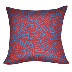 21" x 21" Red Aztec Decorative Pillow P0125-2121P