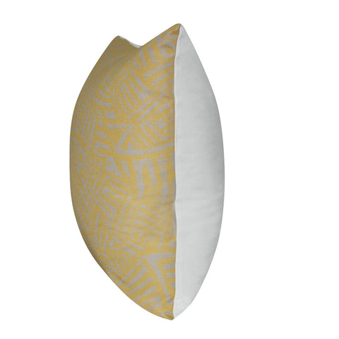 21" x 21" Yellow Aztec Decorative Pillow P0127-2121P