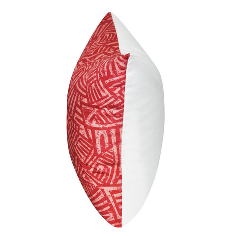 21" x 21" Red Aztec Decorative Pillow P0128-2121P