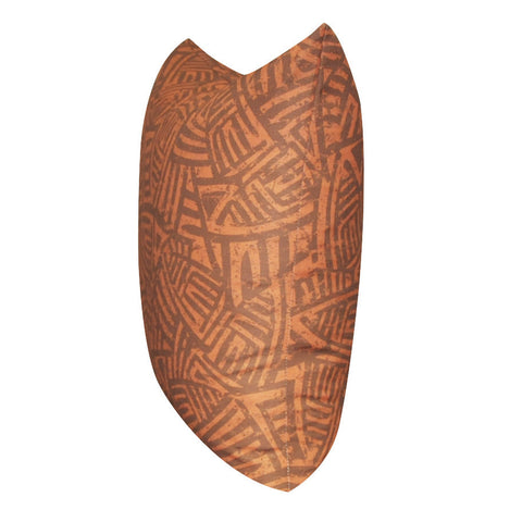 21" x 21" Orange Aztec Decorative Pillow P0131A-2121P