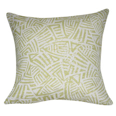 21" x 21" Green Aztec Decorative Pillow P0135-2121P