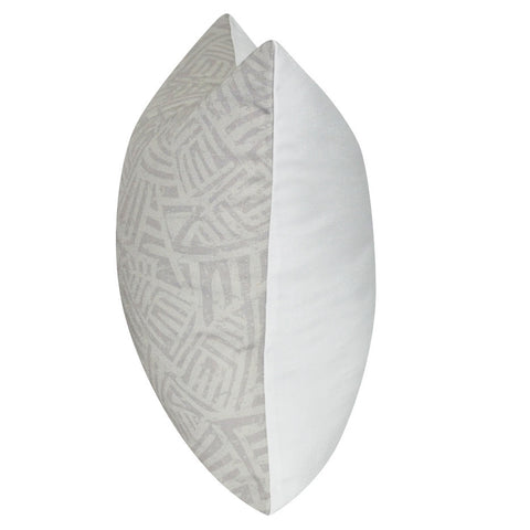 21" x 21" Gray Aztec Decorative Pillow P0137-2121P