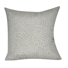 21" x 21" Gray Aztec Decorative Pillow P0137-2121P