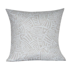 21" x 21" Taupe Aztec Decorative Pillow P0138A-2121P