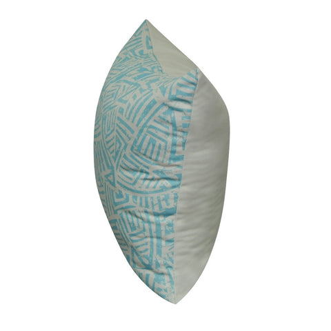 21" x 21" Seafoam Aztec Decorative Pillow P0139-2121P