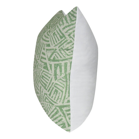 21" x 21" Green Aztec Decorative Pillow P0141-2121P