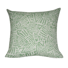 21" x 21" Green Aztec Decorative Pillow P0141-2121P