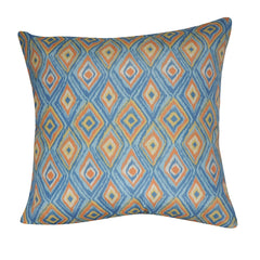 21" x 21" Blue Diamond Decorative Pillow P0144-2121P