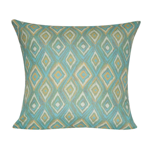 21" x 21" Seafoam Diamond Decorative Pillow P0147-2121P