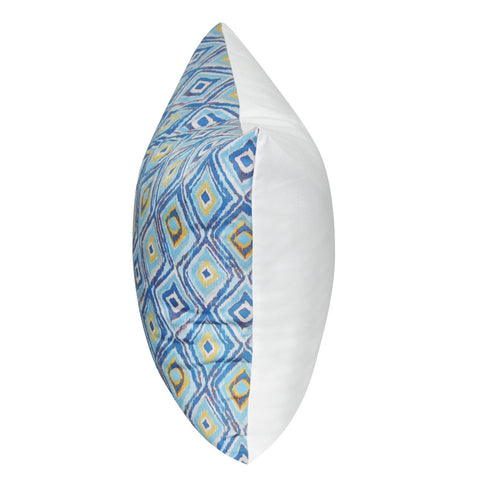 21" x 21" Blue Diamond Decorative Pillow P0148-2121P