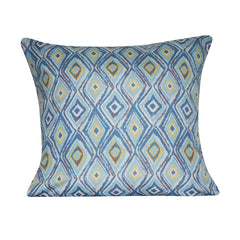 21" x 21" Blue Diamond Decorative Pillow P0148-2121P