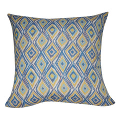 21" x 21" Blue Diamond Decorative Pillow P0149-2121P