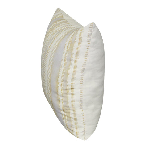 21" x 21" Yellow Stripe Decorative Pillow P0153-2121P