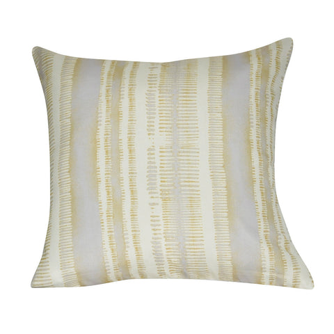 21" x 21" Yellow Stripe Decorative Pillow P0153-2121P