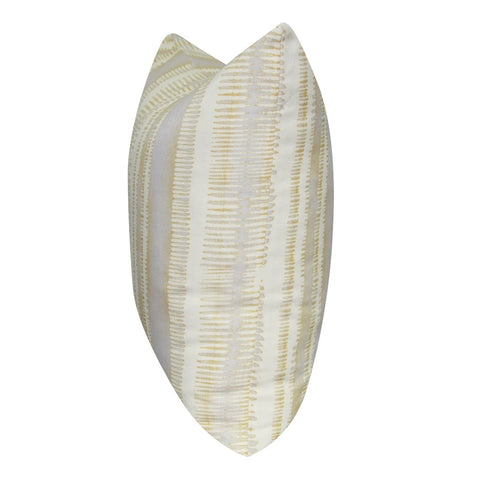 21" x 21" Yellow Stripe Decorative Pillow P0153A-2121P