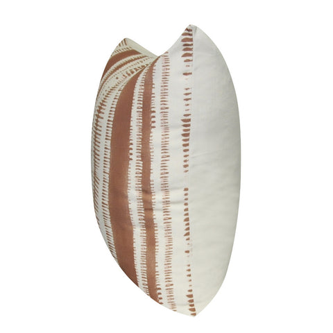 21" x 21" Brown Stripe Decorative Pillow P0154-2121P