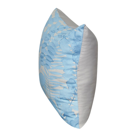 21" x 21" Blue  Leaf Decorative Pillow P0156-2121P