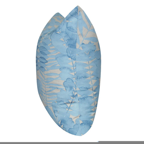 21" x 21" Blue  Leaf Decorative Pillow P0156A-2121P