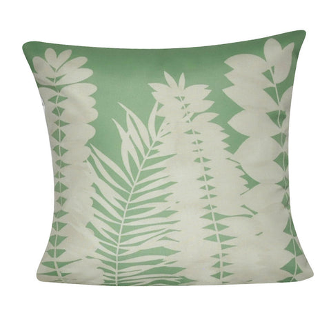21" x 21" Green  Leaf Decorative Pillow P0157-2121P