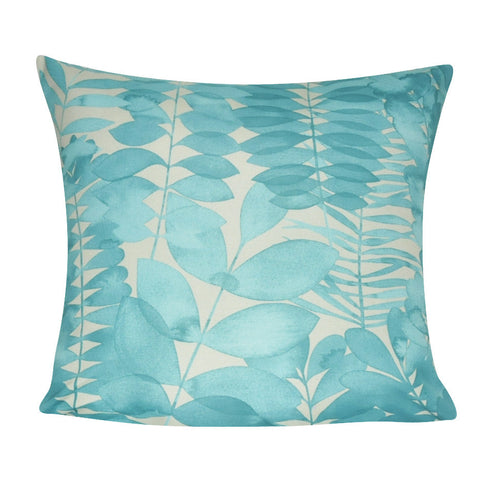 21" x 21" Seafoam Leaf Decorative Pillow P0158-2121P