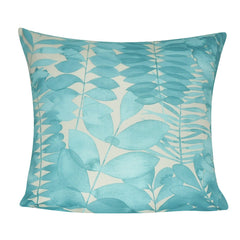 21" x 21" Seafoam Leaf Decorative Pillow P0158A-2121P