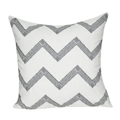 21" x 21" White  Chevron Decorative Pillow P0160-2121P