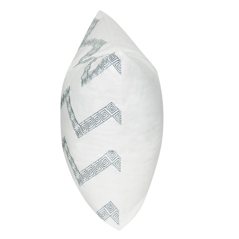 21" x 21" White Chevron Decorative Pillow P0162-2121P