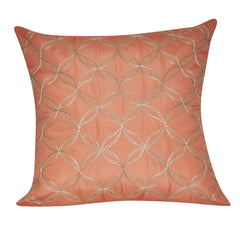 21" x 21" Coral  Circles Decorative Pillow P0166-2121P