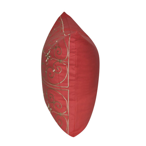 21" x 21" Coral Floral Decorative Pillow P0170-2121P