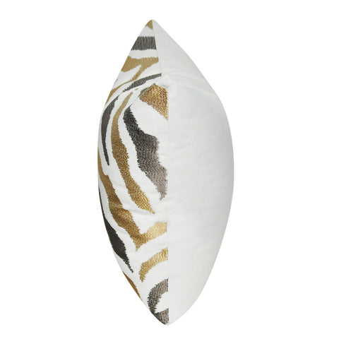 21" x 21" Brown Zebra Decorative Pillow P0172-2121P