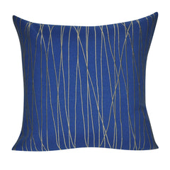 21" x 21" Dark Blue Branch Decorative Pillow P0174-2121P