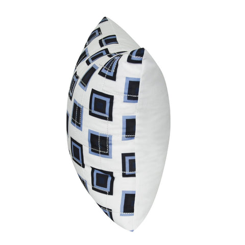 21" x 21" Blue Square Decorative Pillow P0175-2121P