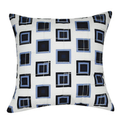 21" x 21" Blue Square Decorative Pillow P0175-2121P