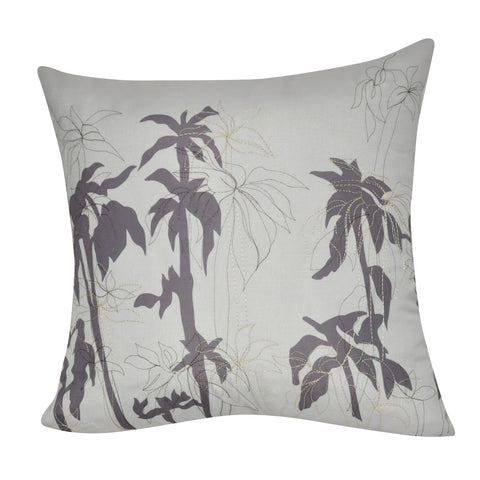 21" x 21" Tan Palm Decorative Pillow P0176-2121P