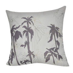 21" x 21" Tan Palm Decorative Pillow P0176-2121P