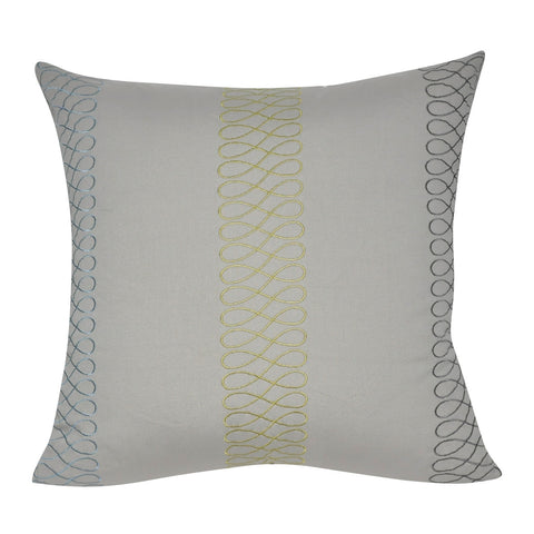 21" x 21" Dark Tan  Stripe Decorative Pillow P0182-2121P
