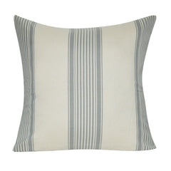 21" x 21" Light Blue Stripe Decorative Pillow P0183-2121P