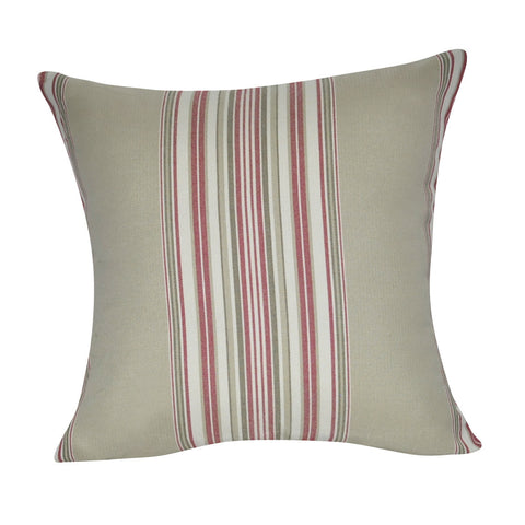 21" x 21" Dark Tan Stripe Decorative Pillow P0184-2121P
