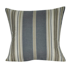 21" x 21" Dark Blue Stripe Decorative Pillow P0185-2121P