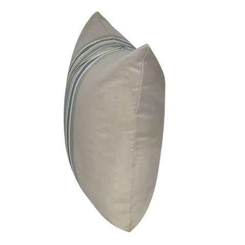 21" x 21" Dark Blue Stripe Decorative Pillow P0187-2121P