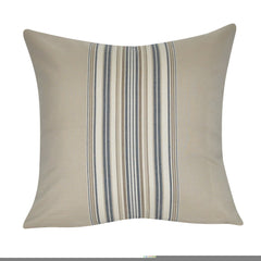 21" x 21" Dark Blue Stripe Decorative Pillow P0187-2121P