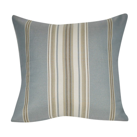 21" x 21" Light Blue Stripe Decorative Pillow P0188-2121P