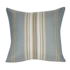 21" x 21" Light Blue Stripe Decorative Pillow P0188-2121P