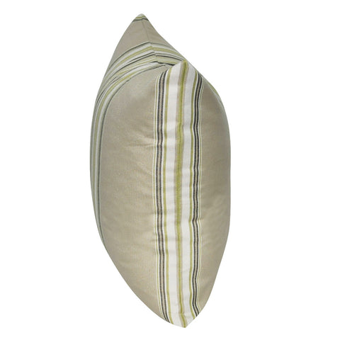 21" x 21" Tan Stripe Decorative Pillow P0190-2121P
