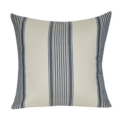 21" x 21" Dark Blue Stripe Decorative Pillow P0194-2121P