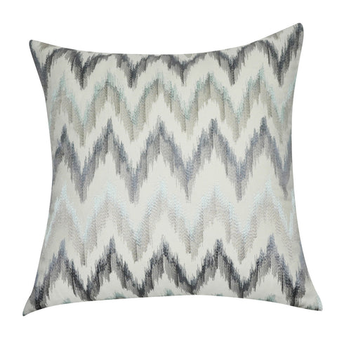 21" x 21" Blue Chevron Decorative Pillow P0195-2121P