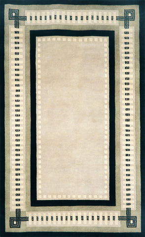 Trans Ocean Palermo Collection 7632/48 MODERN BORDER BLACK