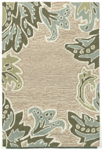 Trans Ocean Ravella Collection 1947/04 ORNAMENTAL LEAF BDR AQ