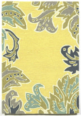 Trans Ocean Ravella Collection 1947/09 ORNAMENTAL LEAF BDR YE