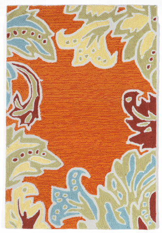 Trans Ocean Ravella Collection 1947/17 ORNAMENTAL LEAF BDR OR